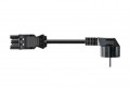 Сетевой кабель к электрическим модулям с профессиональным разъемом GST18 - вилка. Цвет черный. Длина 3 метра.